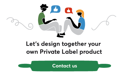 Let’s design together your own Private Label product, Contact us